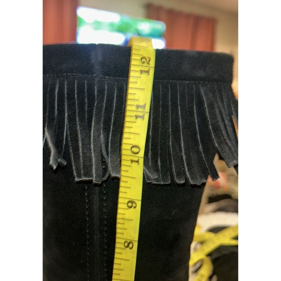 Crush by Durango Suede Fringe  Western Calf Boots size 8.5 - Picture 9 of 10